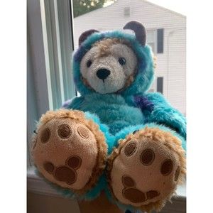 DISNEY PARKS DUFFY BEAR PLUSH With MONSTERS INC SULLY COSTUME